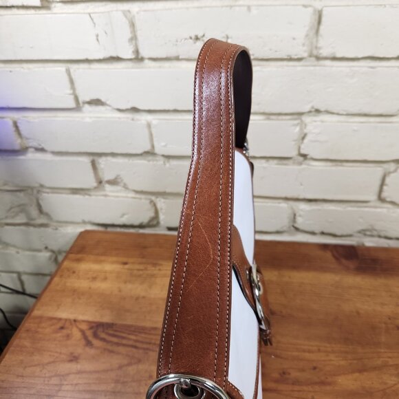 Coach Soho Pebbled White Leather Shoulder Bag - Picture 9 of 14